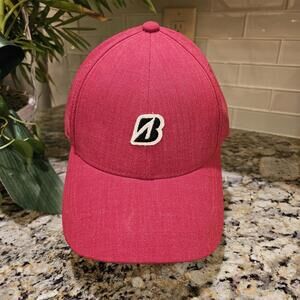 Bridgestone Golf Adjustable Hat Red